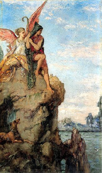 Gustave Moreau Hesiod and the Muses oil painting image